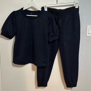 Ann Taylor shimmery set, size S.